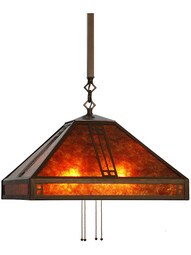 Prairie Large Down-Light Pendant In Bronze Finish